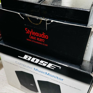 bose m2+ carat ruby2 +오석받침 1쌍