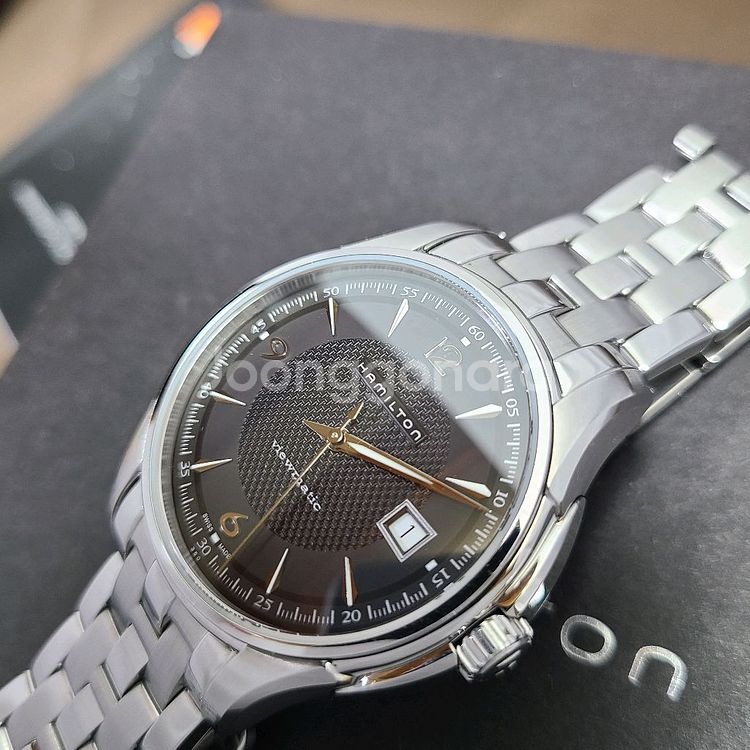 해밀턴 재즈마스터 뷰매틱 오토매틱 40mm 블랙--2