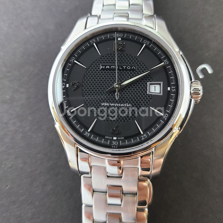 해밀턴 재즈마스터 뷰매틱 오토매틱 40mm 블랙--0
