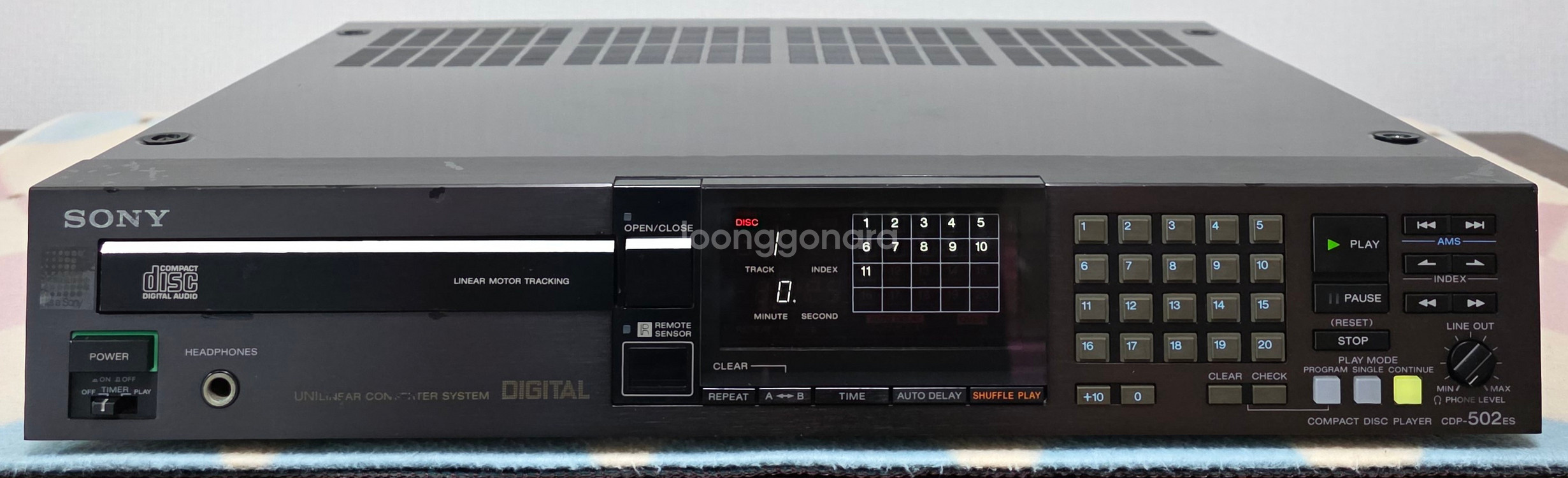 소니 CD 플래이어 CDP-502ES--0