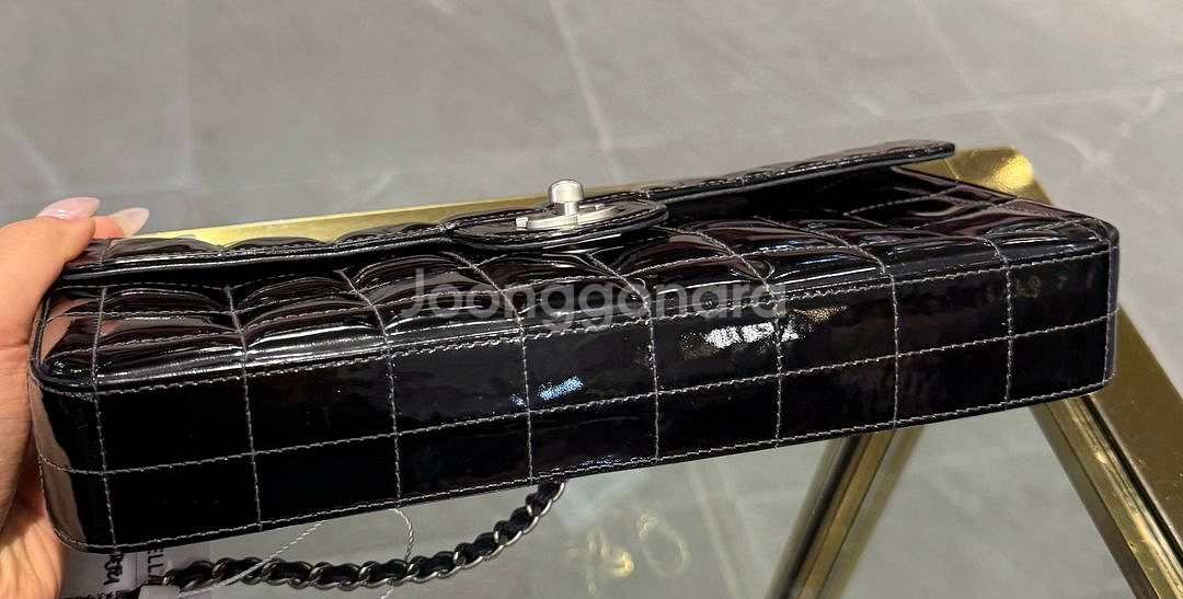 샤넬 초코바 숄더백--2