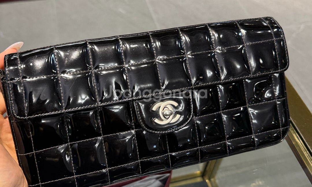 샤넬 초코바 숄더백--0