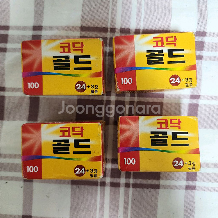 유통기한 지난 코닥 골드 100 필름 4개 일괄판매--0