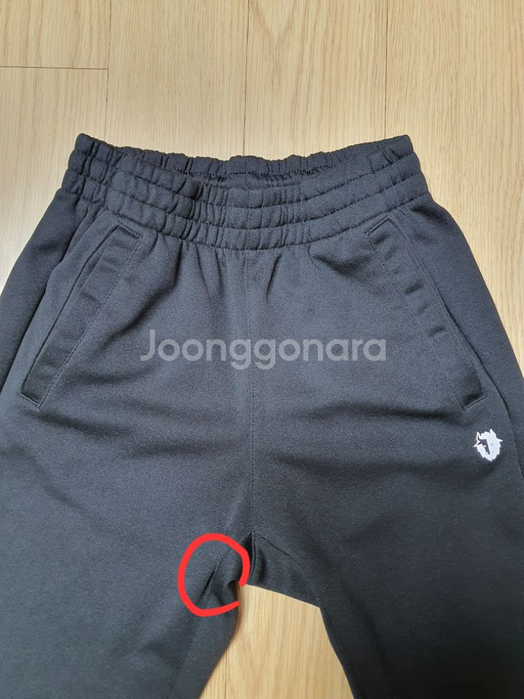 블랙야크 블랙색상 트레이닝 바지 130--3