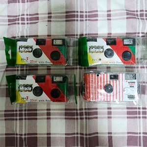 일회용 필름카메라 4개 일괄판매