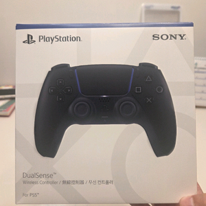 PS5 듀얼센스 미드나이트블랙 미개봉