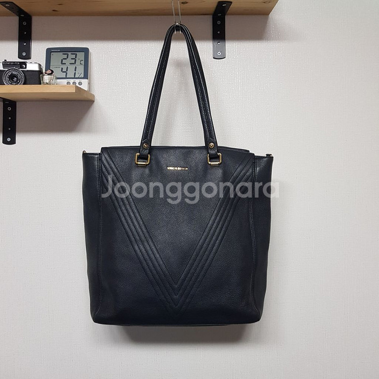 빈치스벤치 소가죽 숄더백--0