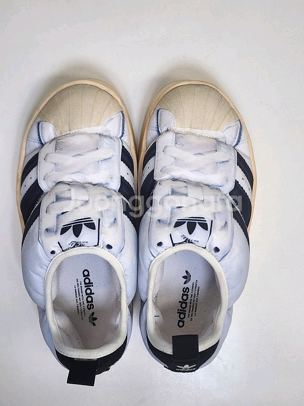 ADIDAS 퍼피렛 슈퍼스타 클라우드 화이트 235--4