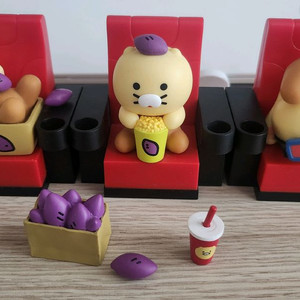 카카오프랜즈 영화관 피규어 세트