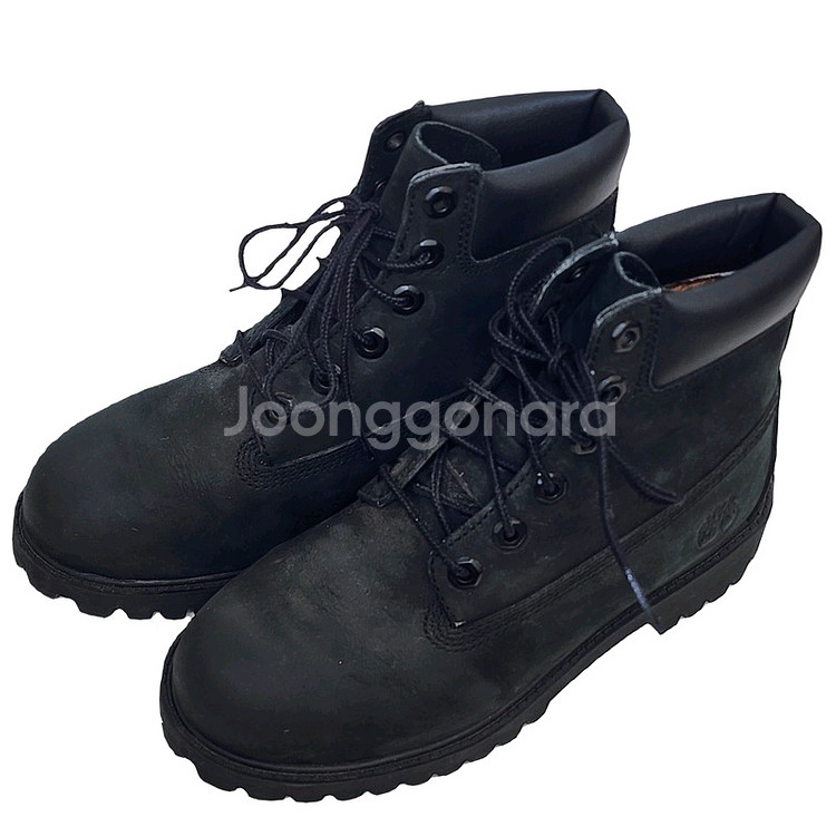 TIMBERLAND 블랙 6홀 워커부츠 220--0