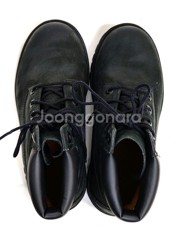 TIMBERLAND 블랙 6홀 워커부츠 220--3