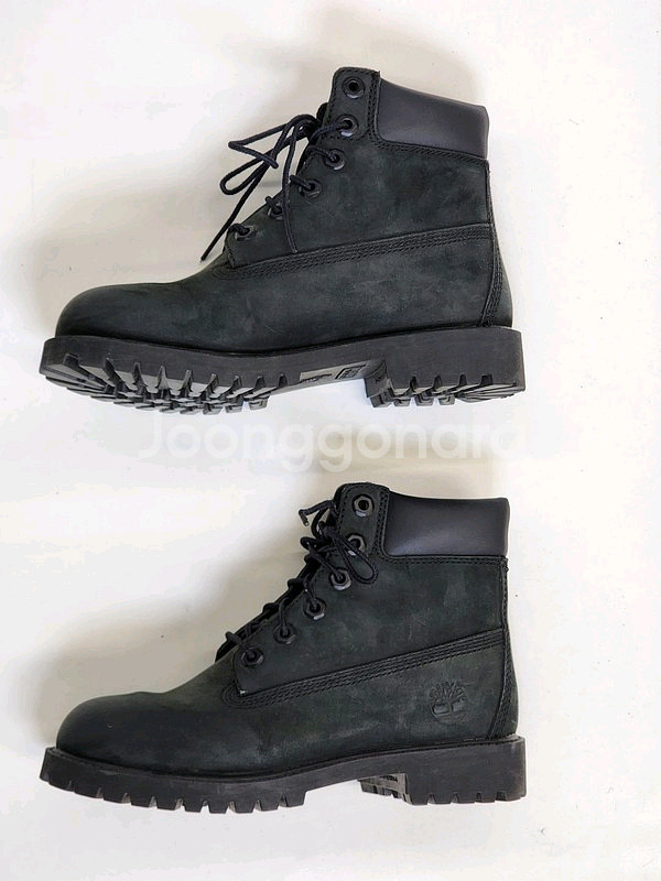 TIMBERLAND 블랙 6홀 워커부츠 220--2