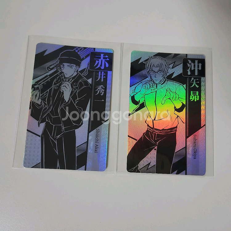 명탐정코난 홀로피카 tcg 세트 아카이 슈이치 스바루--1