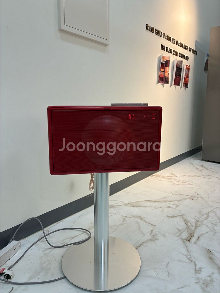 제네바 스피커 (L) 레드 + 스탠드--0