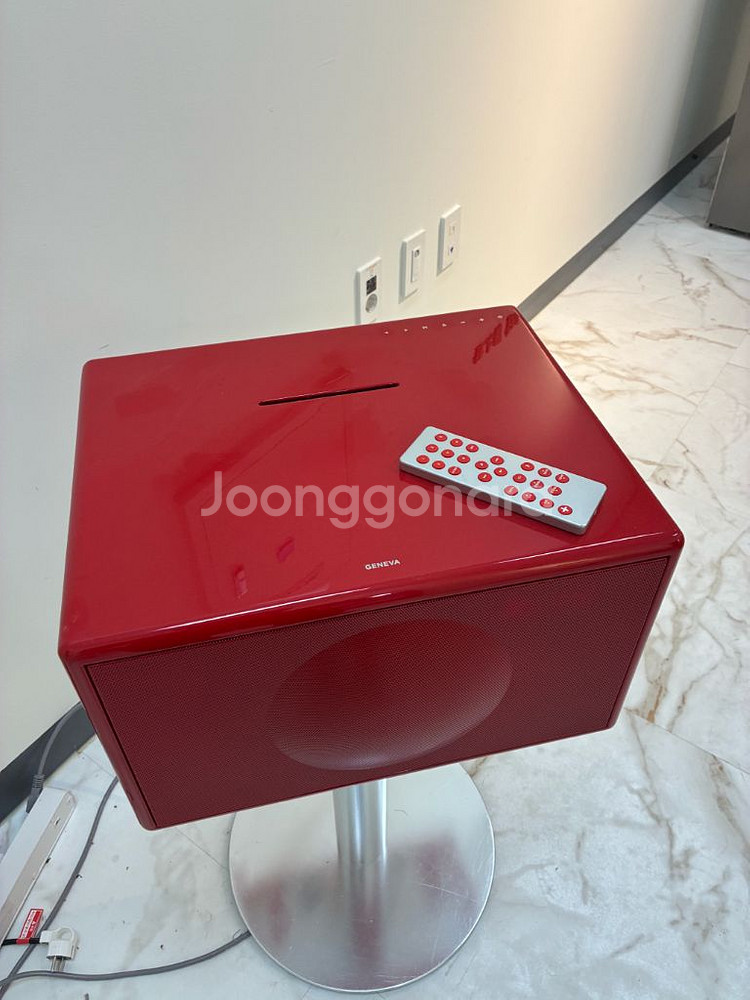 제네바 스피커 (L) 레드 + 스탠드--1
