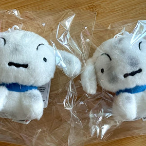 탄광마을 흰둥이 인형 키링 짱구
