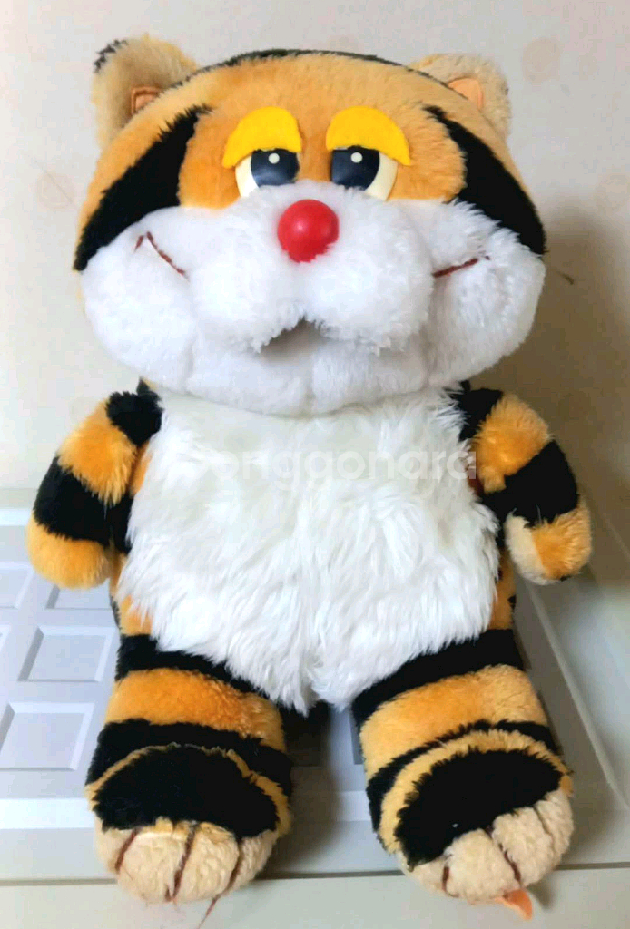 일본 고전 반다이 쁘띠 아무르 호랑이 빈티지 인형--0