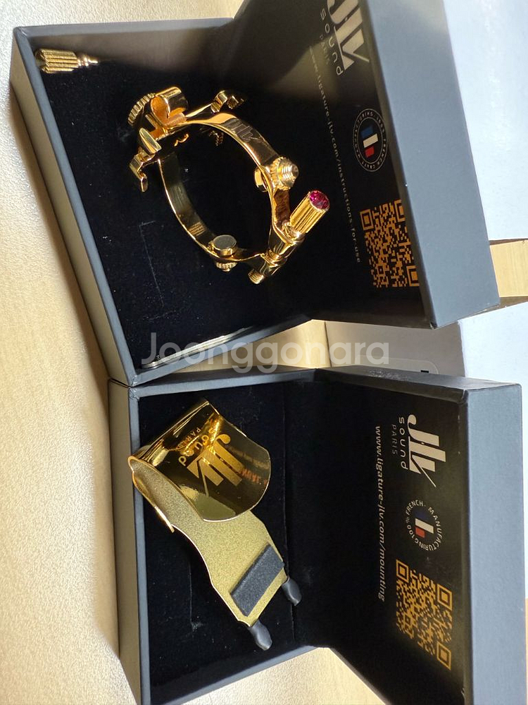 JLV 리가춰 24K 골드 알토 리가춰 캡 루비나사--0