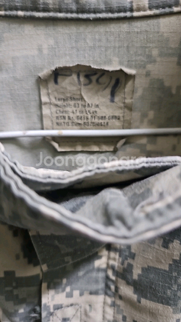 미군복ACU Large Short 중고--4