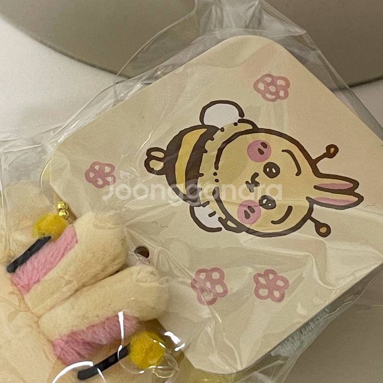 치이카와 먼작귀 우사기 꿀벌 인형 마스코트 키링--4