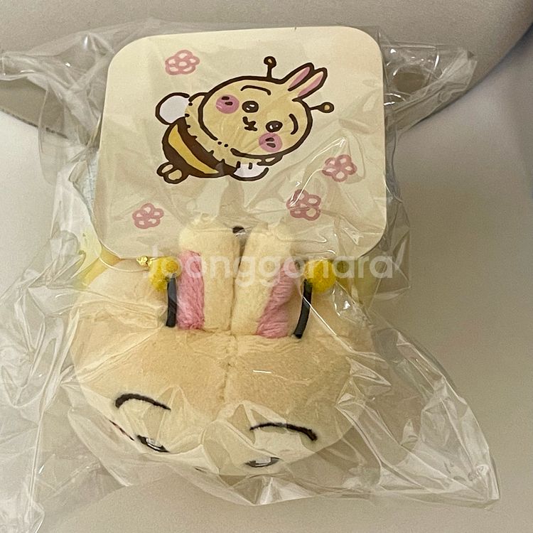 치이카와 먼작귀 우사기 꿀벌 인형 마스코트 키링--1