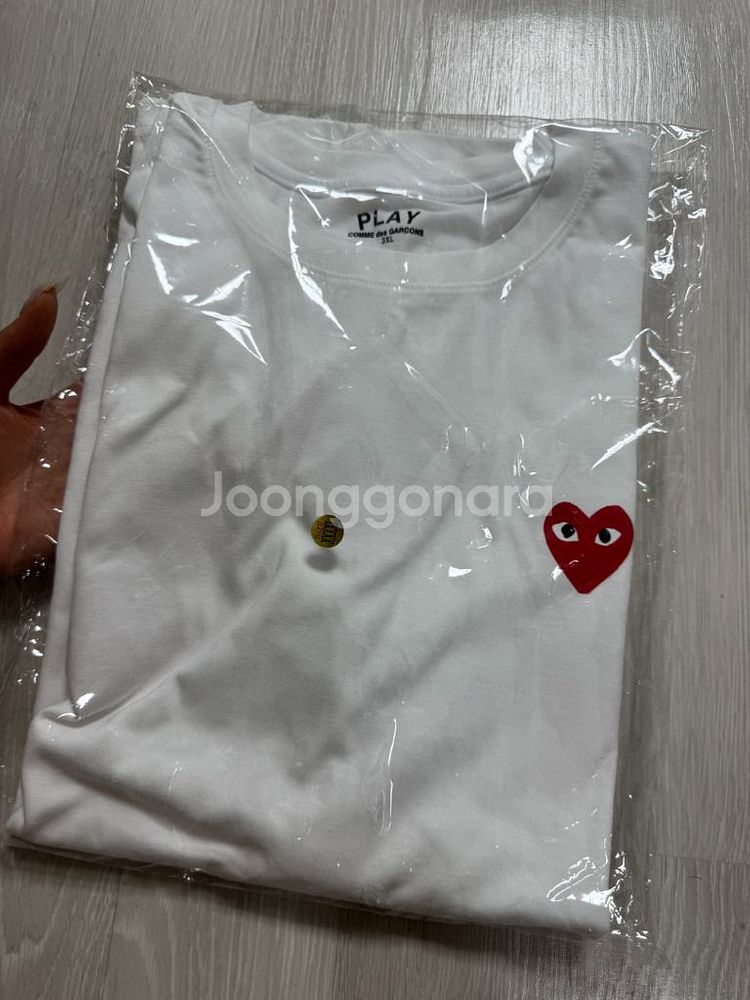 꼼데 반팔 화이트(3xl)--2