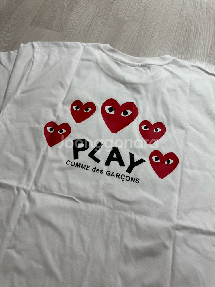 꼼데 반팔 화이트(3xl)--1