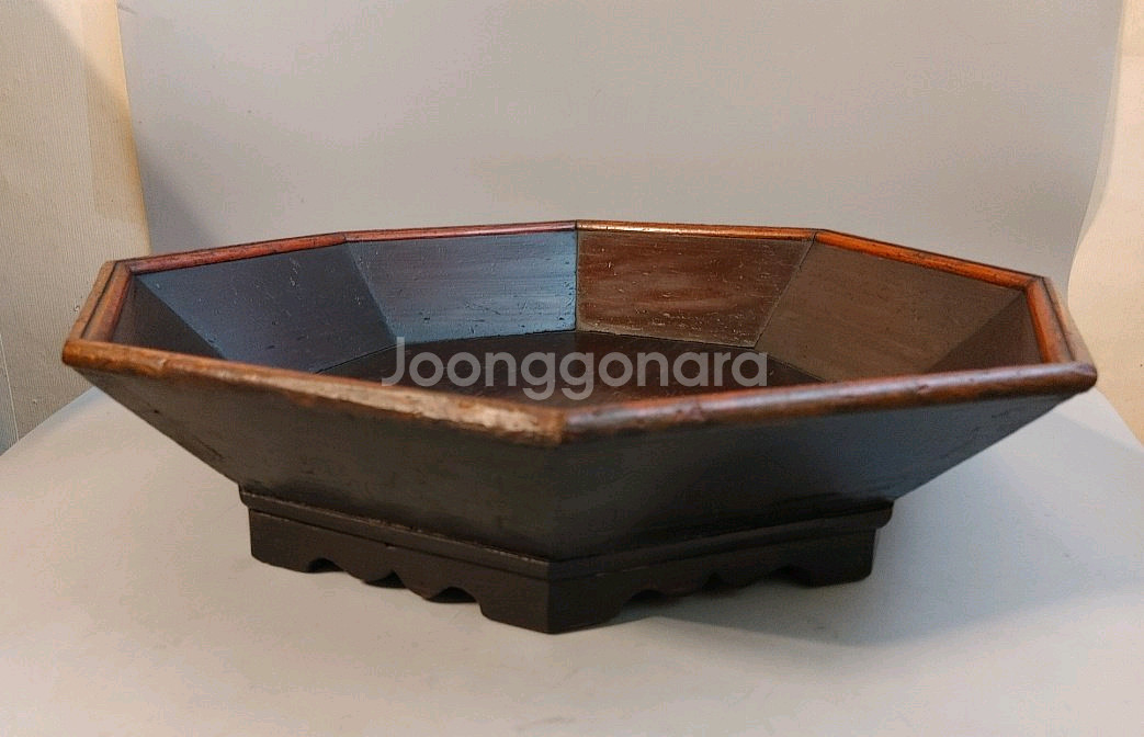 주칠팔각 반짇고리조선시대--3