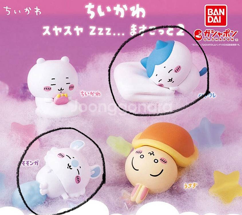 일괄) 치이카와 먼작귀 스야스야 가챠 모몽가 하치와레--0