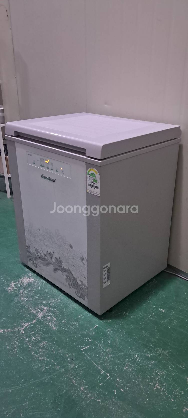 1575 딤채 120L 뚜껑형김치냉장고(화이트)--2
