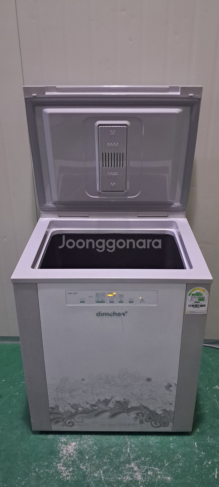 1575 딤채 120L 뚜껑형김치냉장고(화이트)--4