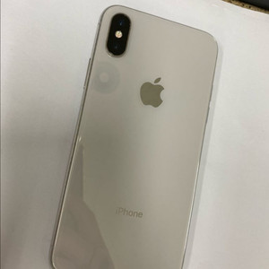 아이폰X 실버 액정SS급 256G 배터리100%사설액정