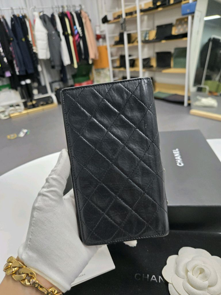 [A급컨디션]샤넬 깜봉 장지갑--1