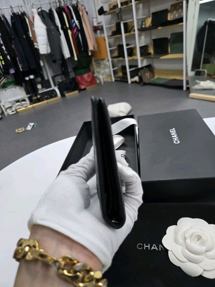 [A급컨디션]샤넬 깜봉 장지갑--2