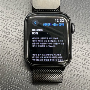 애플워치 se 40mm 스페이스그레이 밀레니즈루프