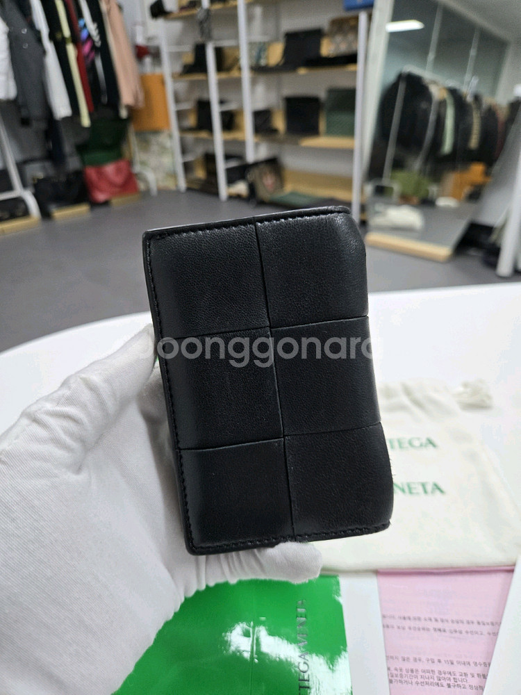 [A급컨디션]보테가베네타 카드홀더 반지갑--1