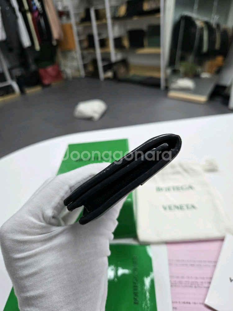 [A급컨디션]보테가베네타 카드홀더 반지갑--3