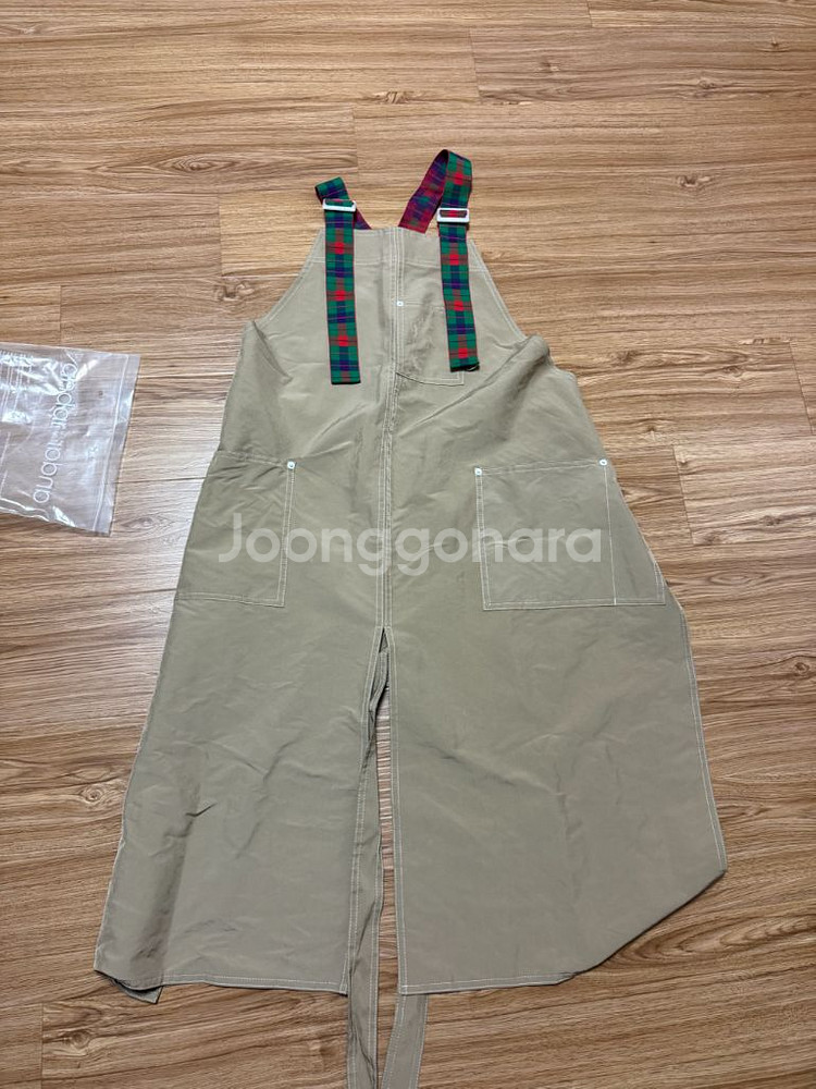 수달컴퍼니 사하라 체크 앞치마 새상품--0