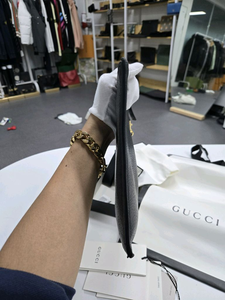 [A급컨디션]구찌 애니멀 클러치백--3