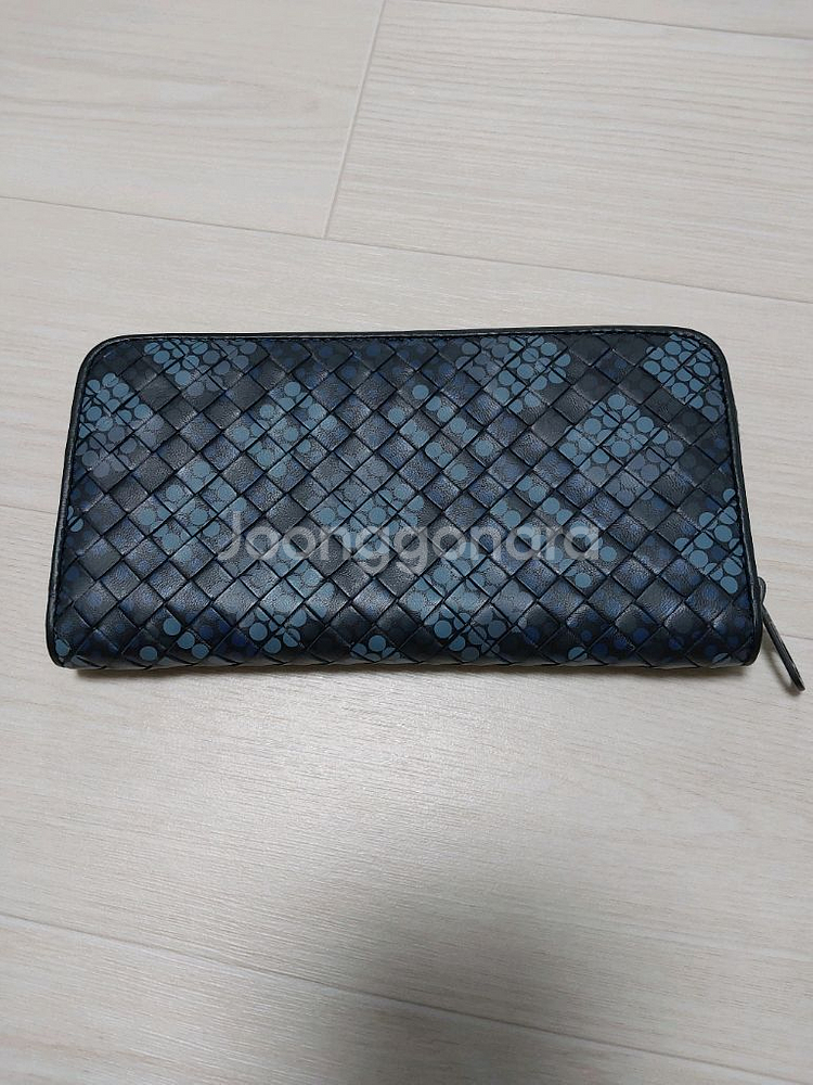 (정품)보테가베네타 인트레치아토 어라운드 지퍼 장지갑--2
