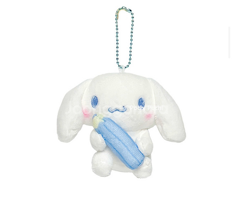 (새상품) 산리오 시나모롤 열공인형 키링 8cm--1