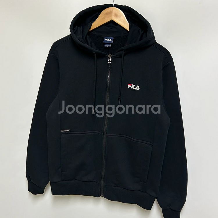 [남여공용 95]FILA 휠라 블랙 후드집업--2