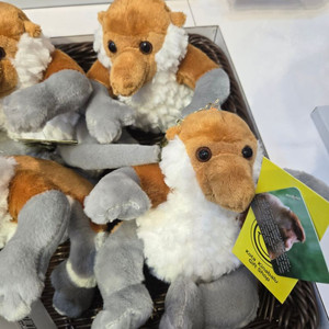 코타키나발루 기념품 긴코원숭이 인형 (키링포함)