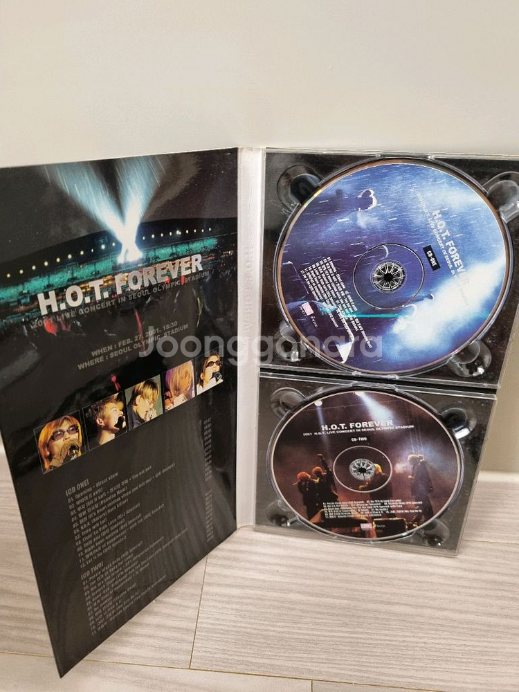 H.O.T. FOREVER 2001 LIVE CD 판매--1