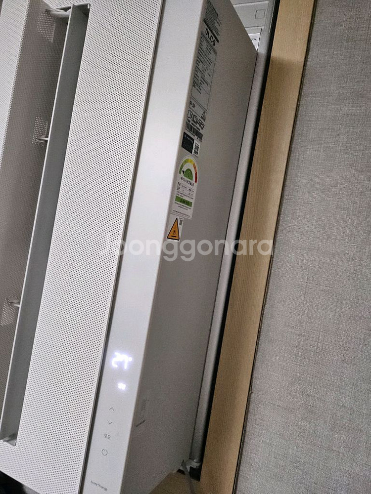 삼성 비크포크 무풍형 창문형 에어컨--2