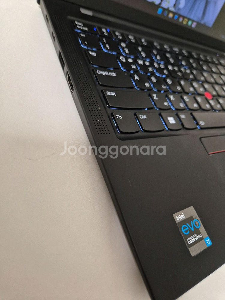 씽크패드 x1 카본 9세대 i7-11 32GB RAM--2