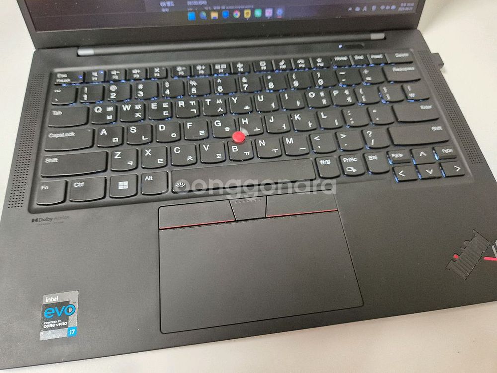 씽크패드 x1 카본 9세대 i7-11 32GB RAM--8