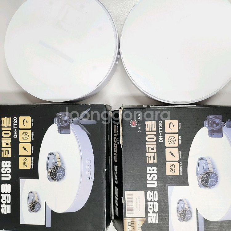 촬영용 턴테이블 2개 (각 가격)--0