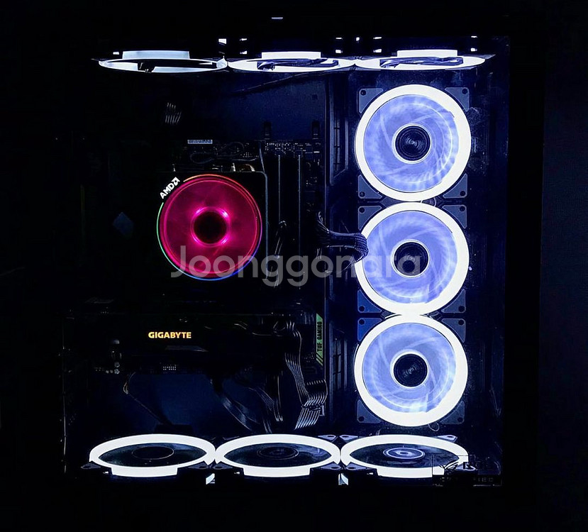 3500x, rx580, 리안리 o11d--0
