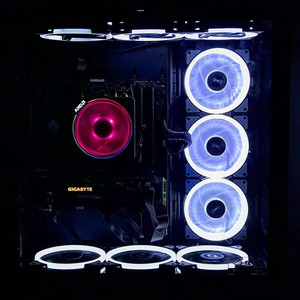 3500x, rx580, 리안리 o11d